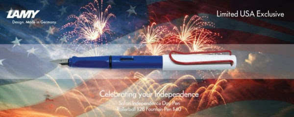 Lamy 014 Safari Fine Nib Special Independence Day Fountain Pen – LUSA1F